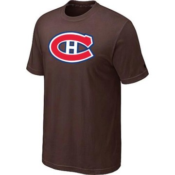 Men's Montreal Canadiens Big & Tall Logo T-Shirt - - Brown