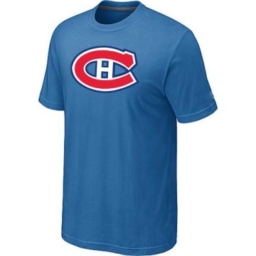 Men's Montreal Canadiens Big & Tall Logo T-Shirt - - Light Blue