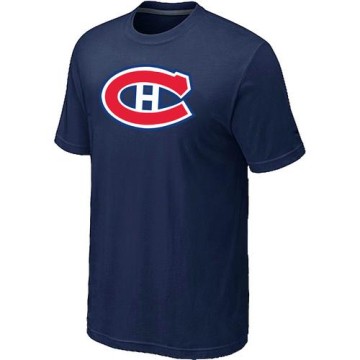 Men's Montreal Canadiens Big & Tall Logo T-Shirt - - Navy