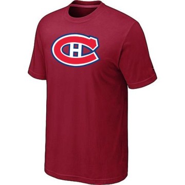 Men's Montreal Canadiens Big & Tall Logo T-Shirt - - Red