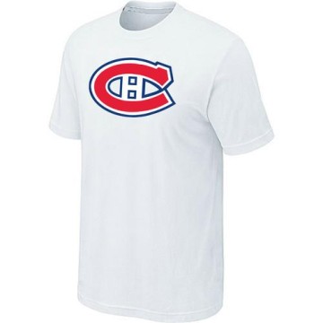 Men's Montreal Canadiens Big & Tall Logo T-Shirt - - White