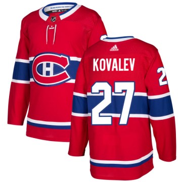 Authentic Adidas Men's Alexei Kovalev Montreal Canadiens Jersey - Red