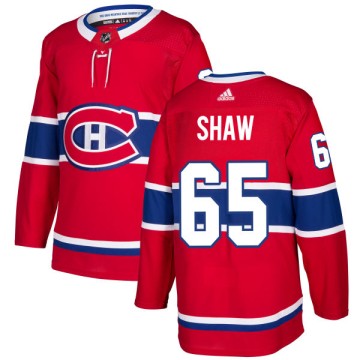 Authentic Adidas Men's Andrew Shaw Montreal Canadiens Jersey - Red
