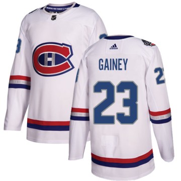 Authentic Adidas Men's Bob Gainey Montreal Canadiens 2017 100 Classic Jersey - White