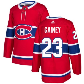 Authentic Adidas Men's Bob Gainey Montreal Canadiens Jersey - Red