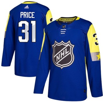 Authentic Adidas Men's Carey Price Montreal Canadiens 2018 All-Star Atlantic Division Jersey - Royal Blue