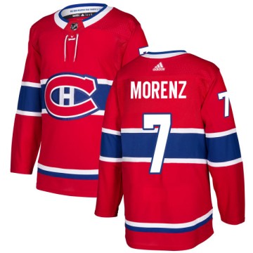 Authentic Adidas Men's Howie Morenz Montreal Canadiens Jersey - Red