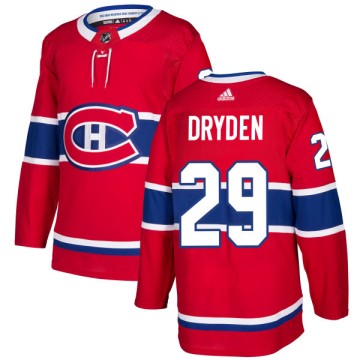 Authentic Adidas Men's Ken Dryden Montreal Canadiens Jersey - Red