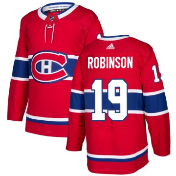 Authentic Adidas Men's Larry Robinson Montreal Canadiens Jersey - Red