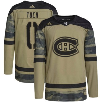 Authentic Adidas Men's Luke Tuch Montreal Canadiens Military Appreciation Practice Jersey - Camo