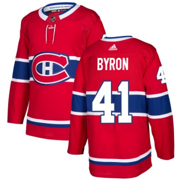 Authentic Adidas Men's Paul Byron Montreal Canadiens Jersey - Red