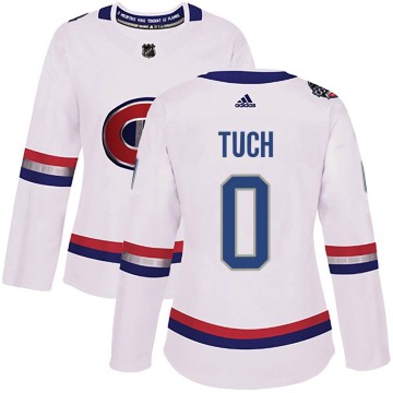 Authentic Adidas Women's Luke Tuch Montreal Canadiens 2017 100 Classic Jersey - White