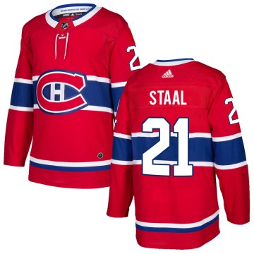 Authentic Adidas Youth Eric Staal Montreal Canadiens Home Jersey - Red