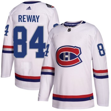 Authentic Adidas Youth Martin Reway Montreal Canadiens 2017 100 Classic Jersey - White
