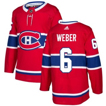 Authentic Adidas Youth Shea Weber Montreal Canadiens Home Jersey - Red