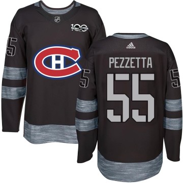 Authentic Youth Michael Pezzetta Montreal Canadiens 1917-2017 100th Anniversary Jersey - Black