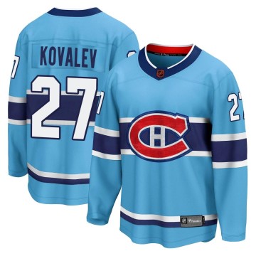 Breakaway Fanatics Branded Men's Alexei Kovalev Montreal Canadiens Special Edition 2.0 Jersey - Light Blue