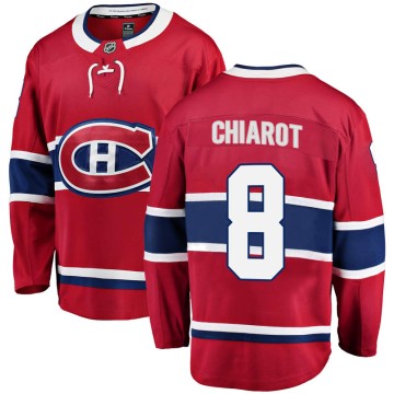 Breakaway Fanatics Branded Men's Ben Chiarot Montreal Canadiens Home Jersey - Red