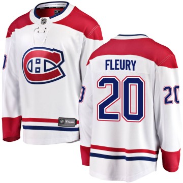 Breakaway Fanatics Branded Men's Cale Fleury Montreal Canadiens ized Away Jersey - White