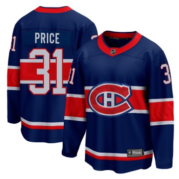 Breakaway Fanatics Branded Men's Carey Price Montreal Canadiens 2020/21 Special Edition Jersey - Blue