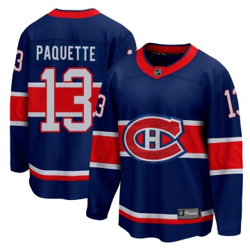 Breakaway Fanatics Branded Men's Cedric Paquette Montreal Canadiens 2020/21 Special Edition Jersey - Blue