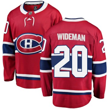 Breakaway Fanatics Branded Men's Chris Wideman Montreal Canadiens Home Jersey - Red