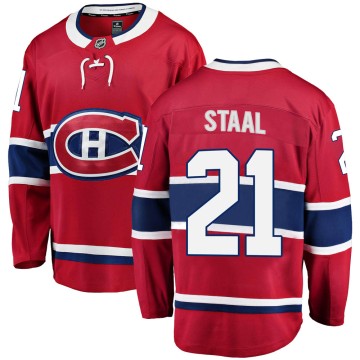 Breakaway Fanatics Branded Men's Eric Staal Montreal Canadiens Home Jersey - Red