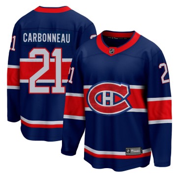 Breakaway Fanatics Branded Men's Guy Carbonneau Montreal Canadiens 2020/21 Special Edition Jersey - Blue