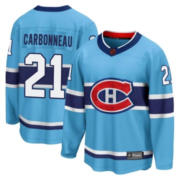 Breakaway Fanatics Branded Men's Guy Carbonneau Montreal Canadiens Special Edition 2.0 Jersey - Light Blue