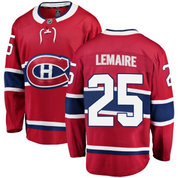 Breakaway Fanatics Branded Men's Jacques Lemaire Montreal Canadiens Home Jersey - Red