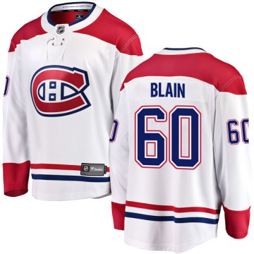 Breakaway Fanatics Branded Men's Jeremie Blain Montreal Canadiens Away Jersey - White