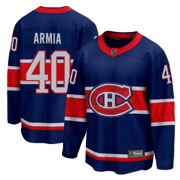 Breakaway Fanatics Branded Men's Joel Armia Montreal Canadiens 2020/21 Special Edition Jersey - Blue