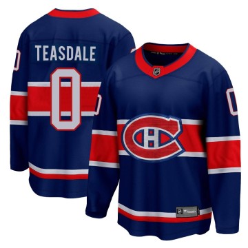 Breakaway Fanatics Branded Men's Joel Teasdale Montreal Canadiens 2020/21 Special Edition Jersey - Blue
