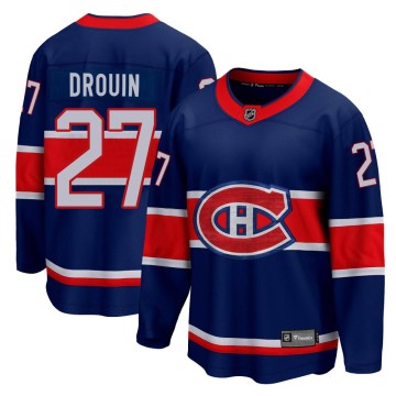 Breakaway Fanatics Branded Men's Jonathan Drouin Montreal Canadiens 2020/21 Special Edition Jersey - Blue