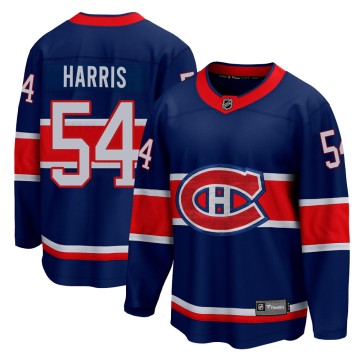 Breakaway Fanatics Branded Men's Jordan Harris Montreal Canadiens 2020/21 Special Edition Jersey - Blue