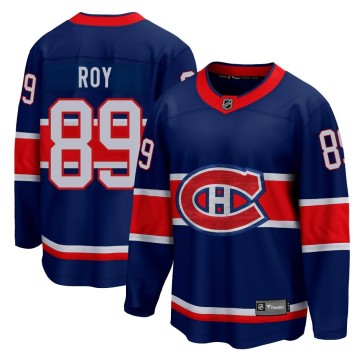 Breakaway Fanatics Branded Men's Joshua Roy Montreal Canadiens 2020/21 Special Edition Jersey - Blue