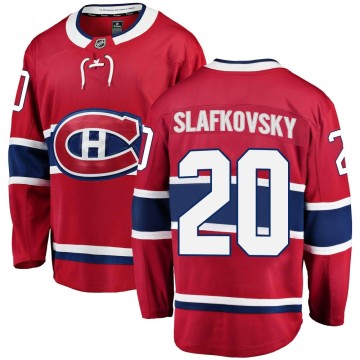 Breakaway Fanatics Branded Men's Juraj Slafkovsky Montreal Canadiens Home Jersey - Red