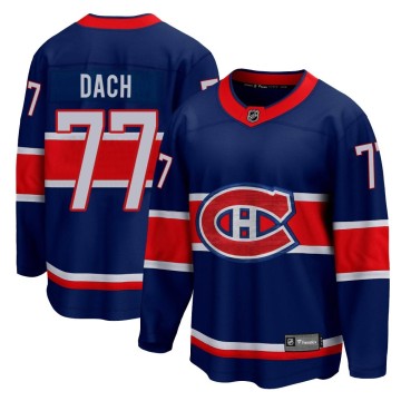 Breakaway Fanatics Branded Men's Kirby Dach Montreal Canadiens 2020/21 Special Edition Jersey - Blue
