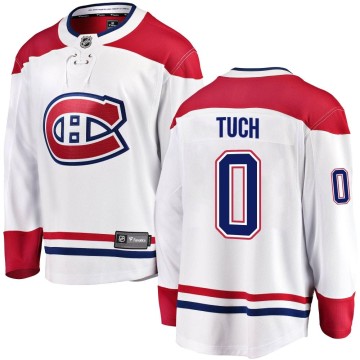 Breakaway Fanatics Branded Men's Luke Tuch Montreal Canadiens Away Jersey - White