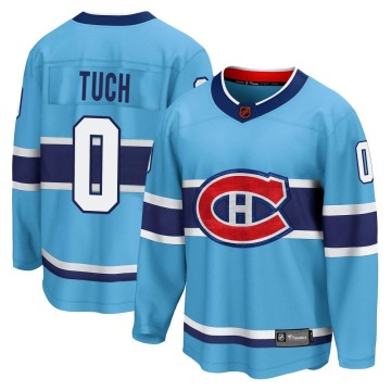 Breakaway Fanatics Branded Men's Luke Tuch Montreal Canadiens Special Edition 2.0 Jersey - Light Blue