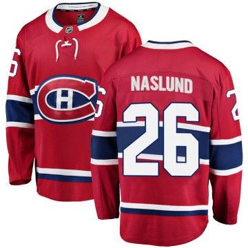 Breakaway Fanatics Branded Men's Mats Naslund Montreal Canadiens Home Jersey - Red