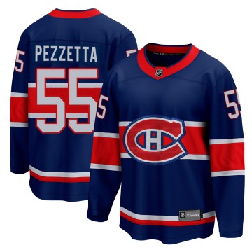 Breakaway Fanatics Branded Men's Michael Pezzetta Montreal Canadiens 2020/21 Special Edition Jersey - Blue