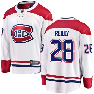 Breakaway Fanatics Branded Men's Mike Reilly Montreal Canadiens Away Jersey - White