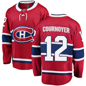Breakaway Fanatics Branded Men's Yvan Cournoyer Montreal Canadiens Home Jersey - Red