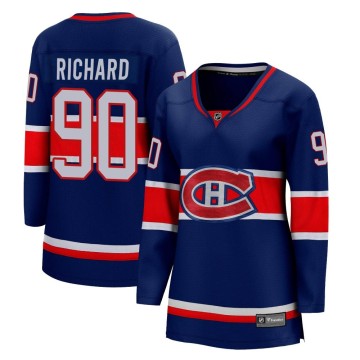 Breakaway Fanatics Branded Women's Anthony Richard Montreal Canadiens 2020/21 Special Edition Jersey - Blue