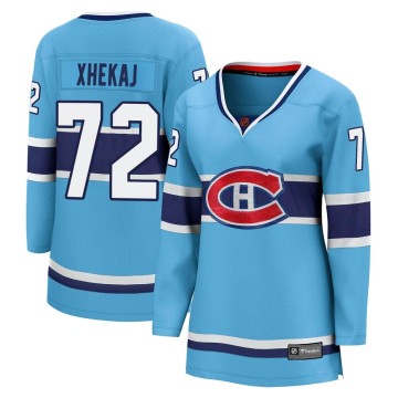 Breakaway Fanatics Branded Women's Arber Xhekaj Montreal Canadiens Special Edition 2.0 Jersey - Light Blue