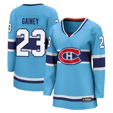 Breakaway Fanatics Branded Women's Bob Gainey Montreal Canadiens Special Edition 2.0 Jersey - Light Blue