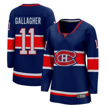 Breakaway Fanatics Branded Women's Brendan Gallagher Montreal Canadiens 2020/21 Special Edition Jersey - Blue