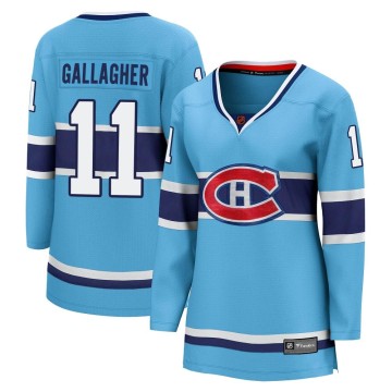 Breakaway Fanatics Branded Women's Brendan Gallagher Montreal Canadiens Special Edition 2.0 Jersey - Light Blue