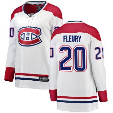 Breakaway Fanatics Branded Women's Cale Fleury Montreal Canadiens ized Away Jersey - White